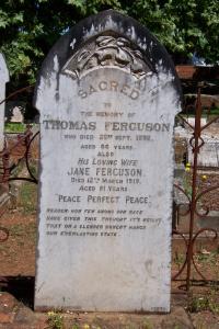 Thomas & Jane Ferguson